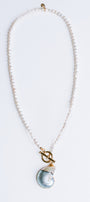 Lisa Marie Jewelry Mother of Pearl Shell & Freshwater Pearls Necklace