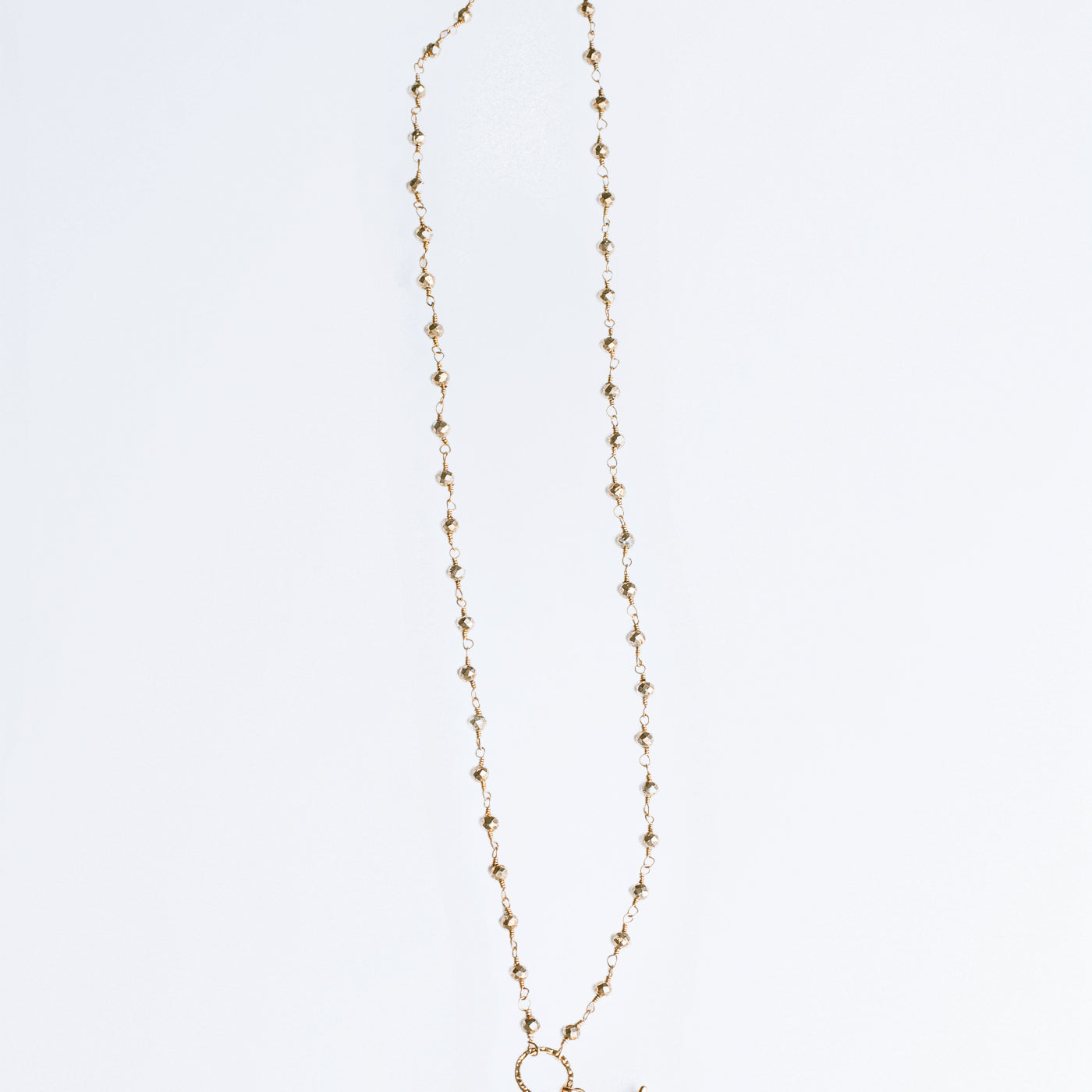 Lisa Marie Jewelry Pyrite Starfish Charm Necklace