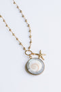 Lisa Marie Jewelry Pyrite Starfish Charm Necklace