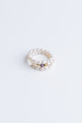 Sherwood Bridge Diamonds Seed Pearl & Amethyst Wrap Ring