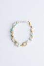 Sherwood Bridge Diamonds Turquoise & Pearl Cluster Bracelet