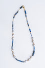 Sherwood Bridge Diamonds Blue Freshwater Pearl & Lapis Necklace