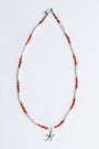 Sherwood Bridge Diamonds Red Jasper & Pearl Starfish Necklace