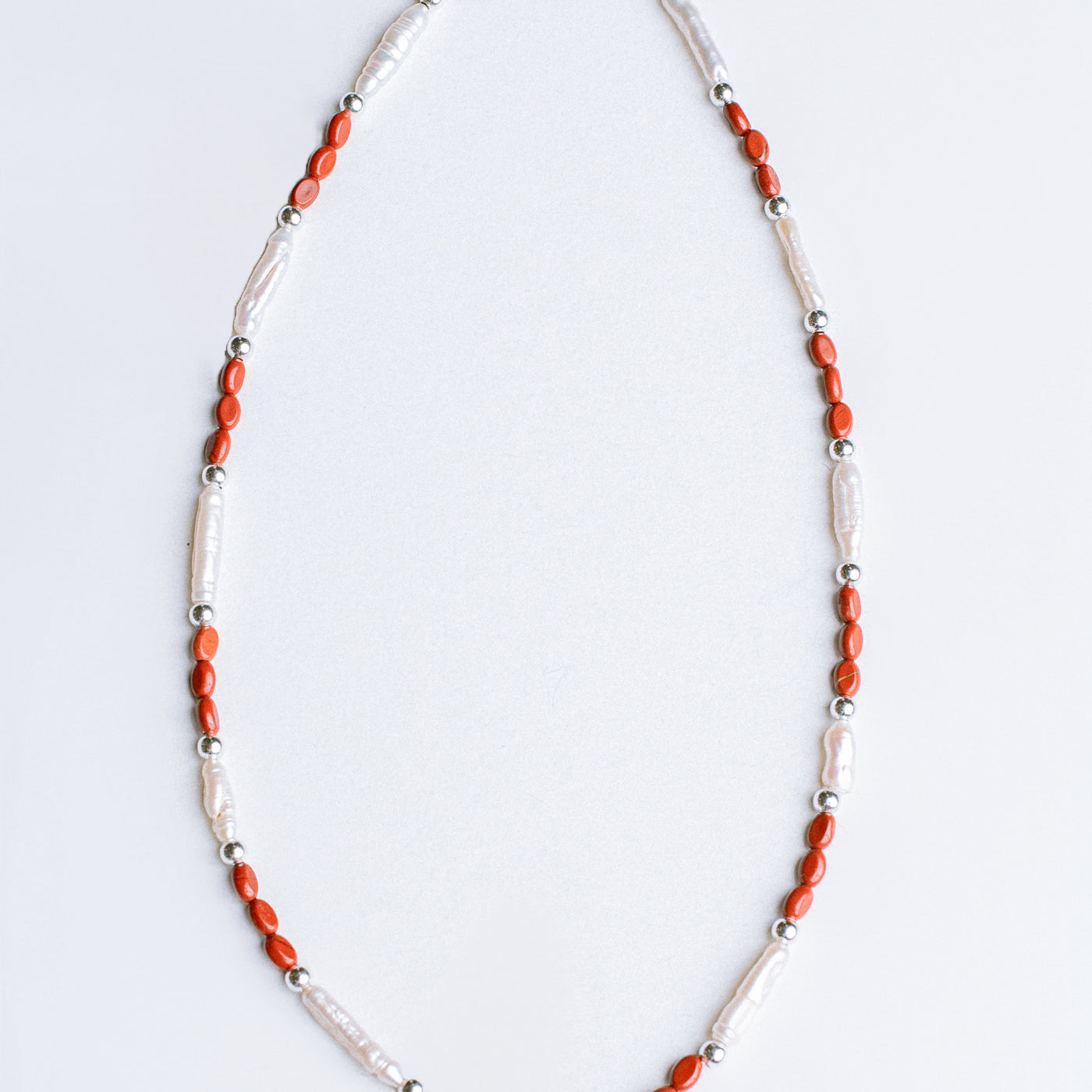 Sherwood Bridge Diamonds Red Jasper & Pearl Starfish Necklace