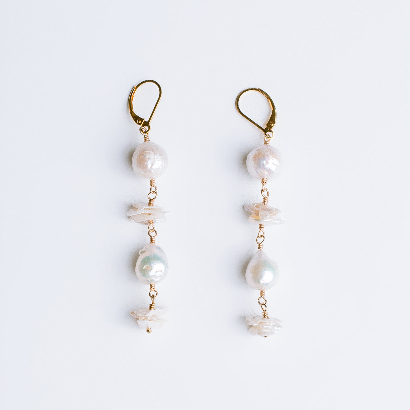 Lisa Marie Jewelry Baroque & Freshwater Pearl Earrings