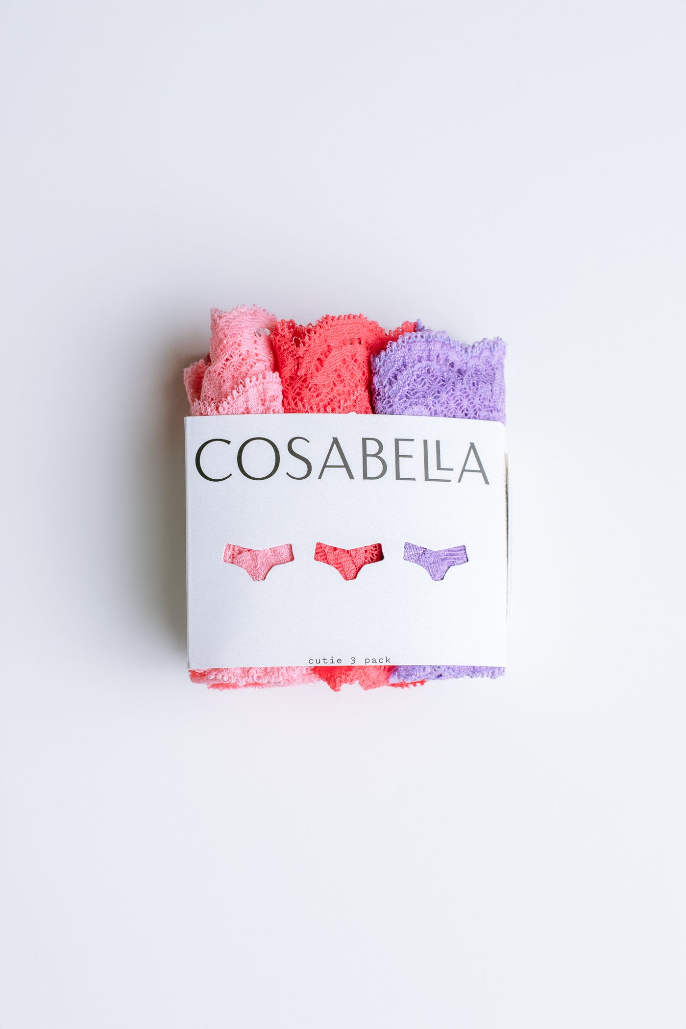 Cosabella Cutie Low Rise Thong 3-Pack