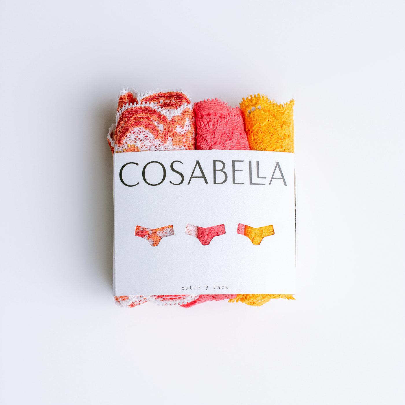 Cosabella Cutie Low Rise Thong 3-Pack