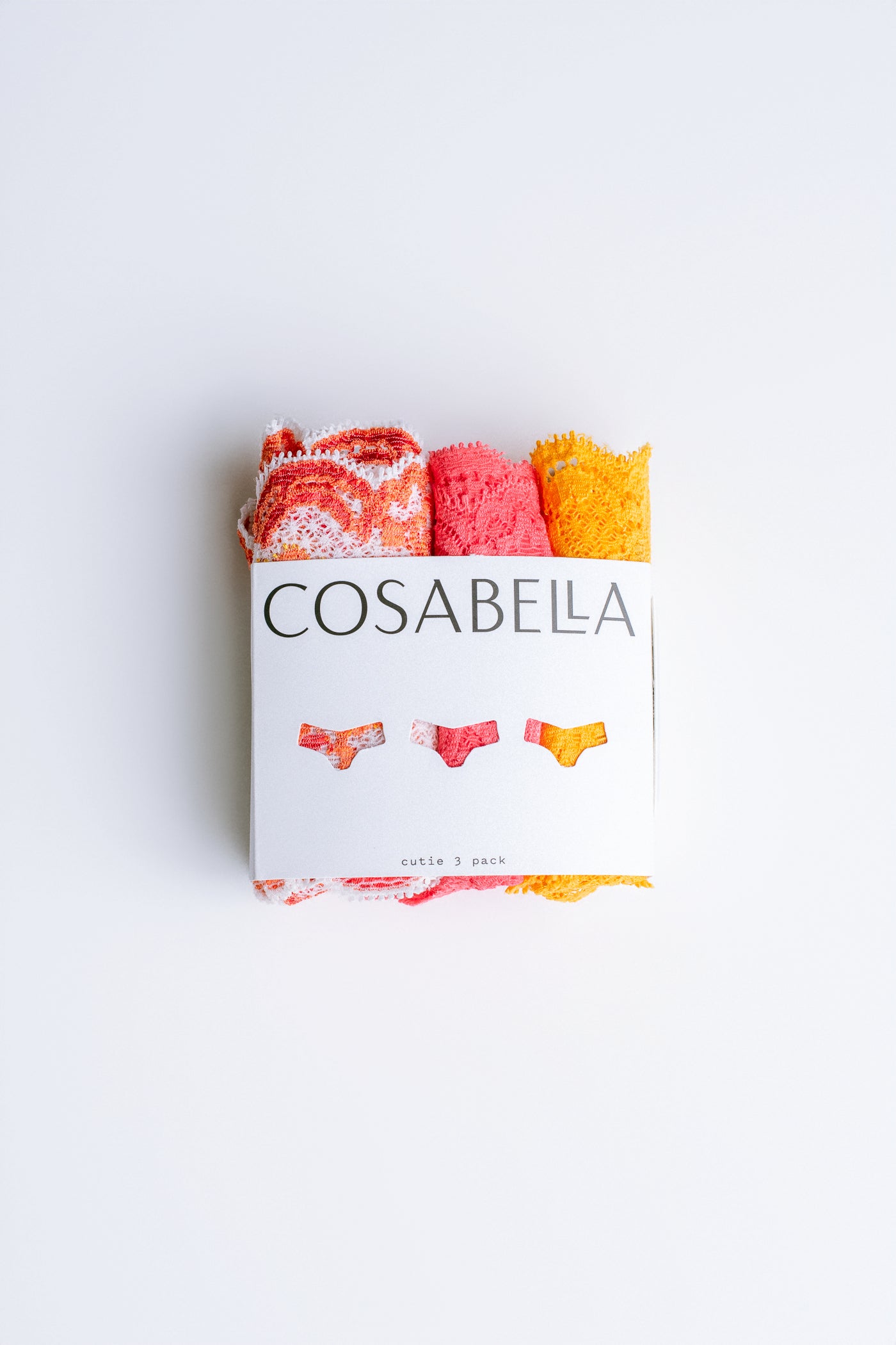Cosabella Cutie Low Rise Thong 3-Pack