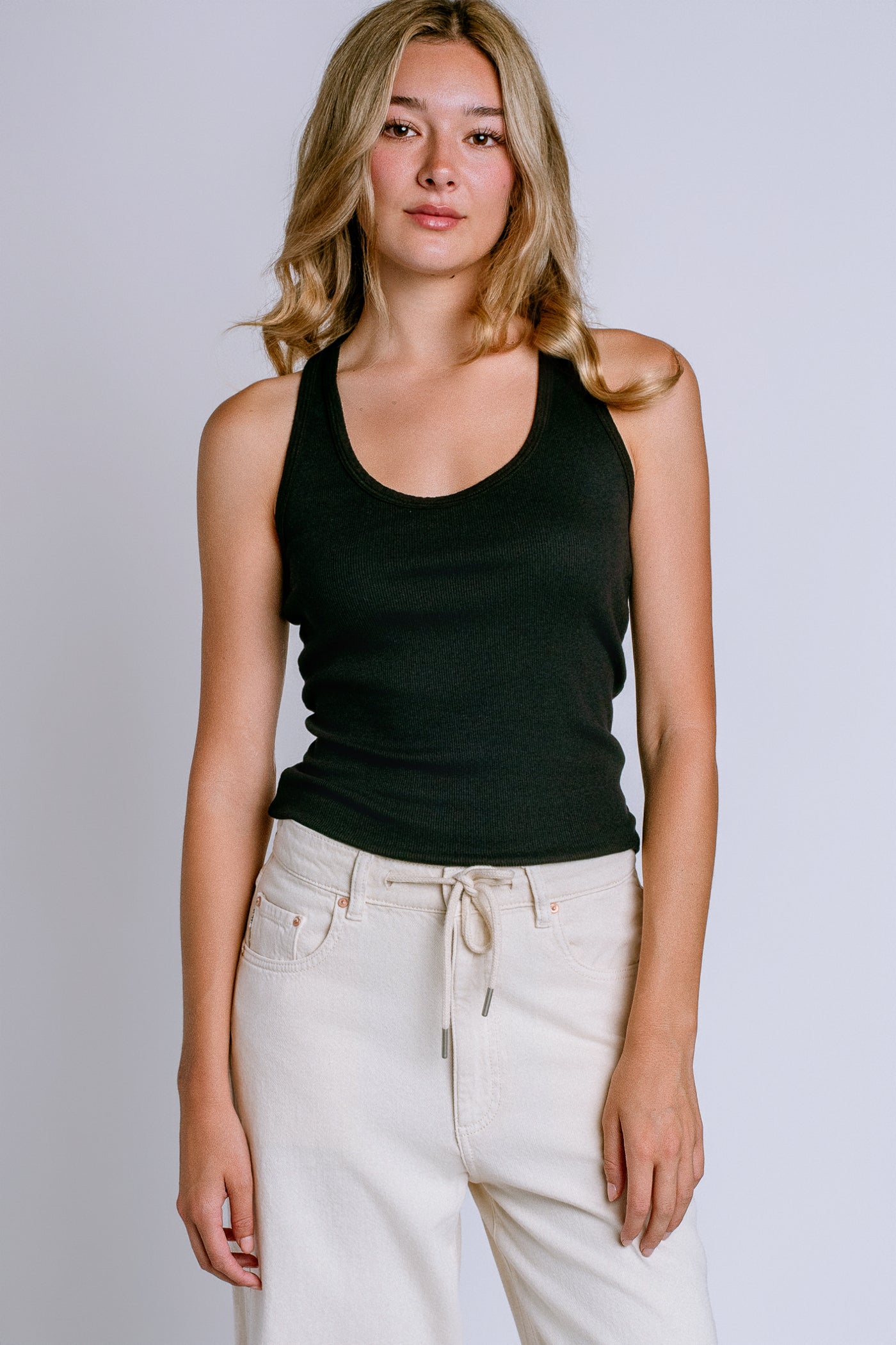 Michael Stars Cher Scoop Neck Tank