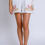 Johnny Was Sarai Linen Drawstring Short