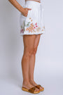 Johnny Was Sarai Linen Drawstring Short