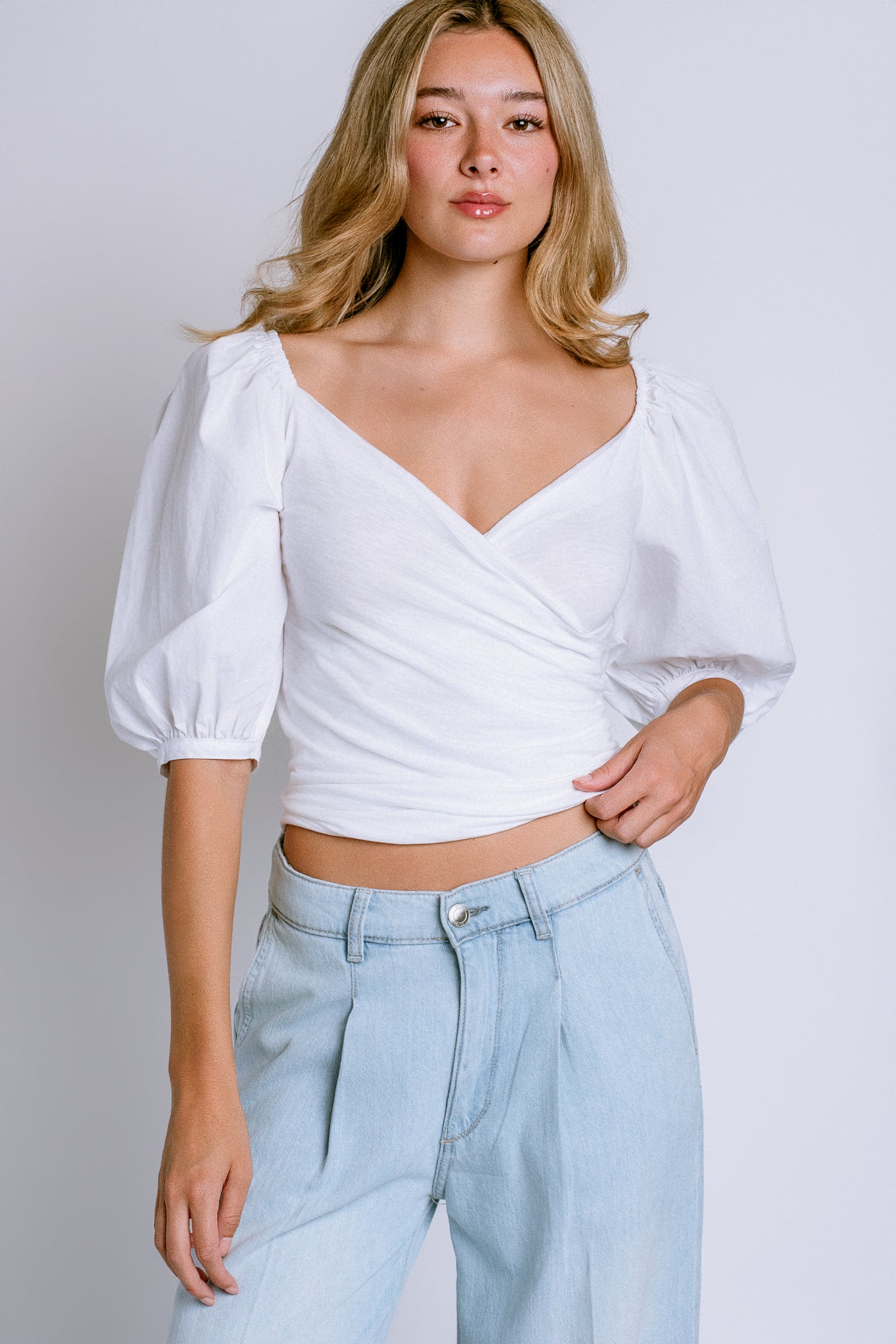 Nation LTD Marie-Lou Peasant Top