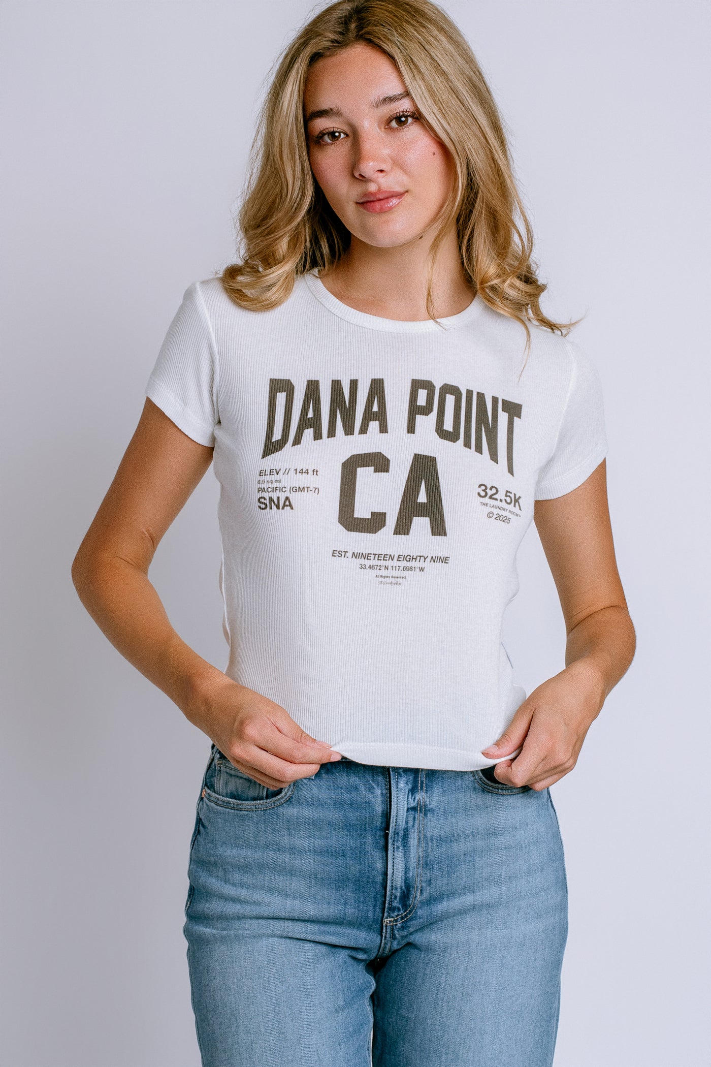 The Laundry Room Dana Point Baby Tee