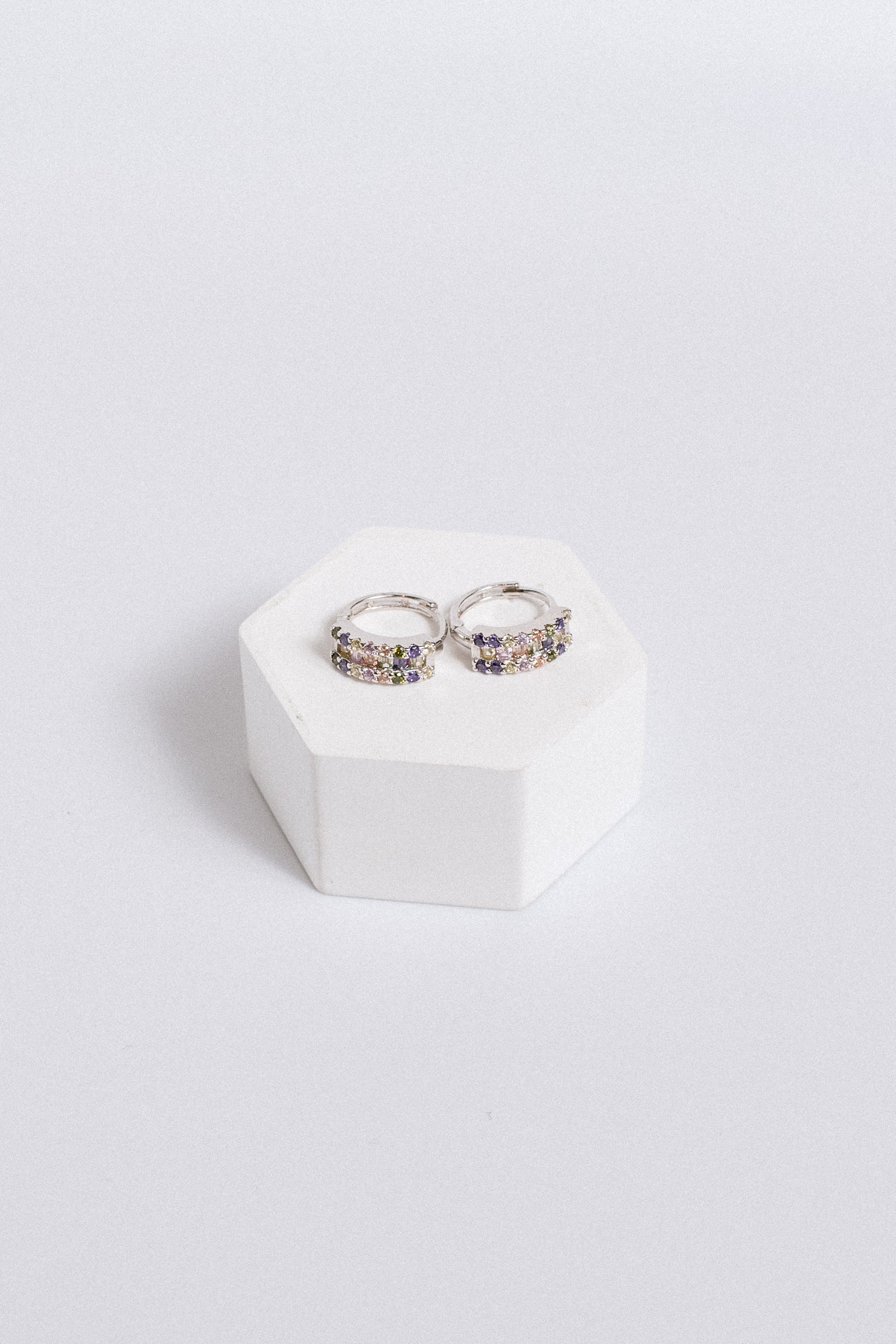 Sherwood Bridge Diamonds The Bon Bon Huggie Hoops