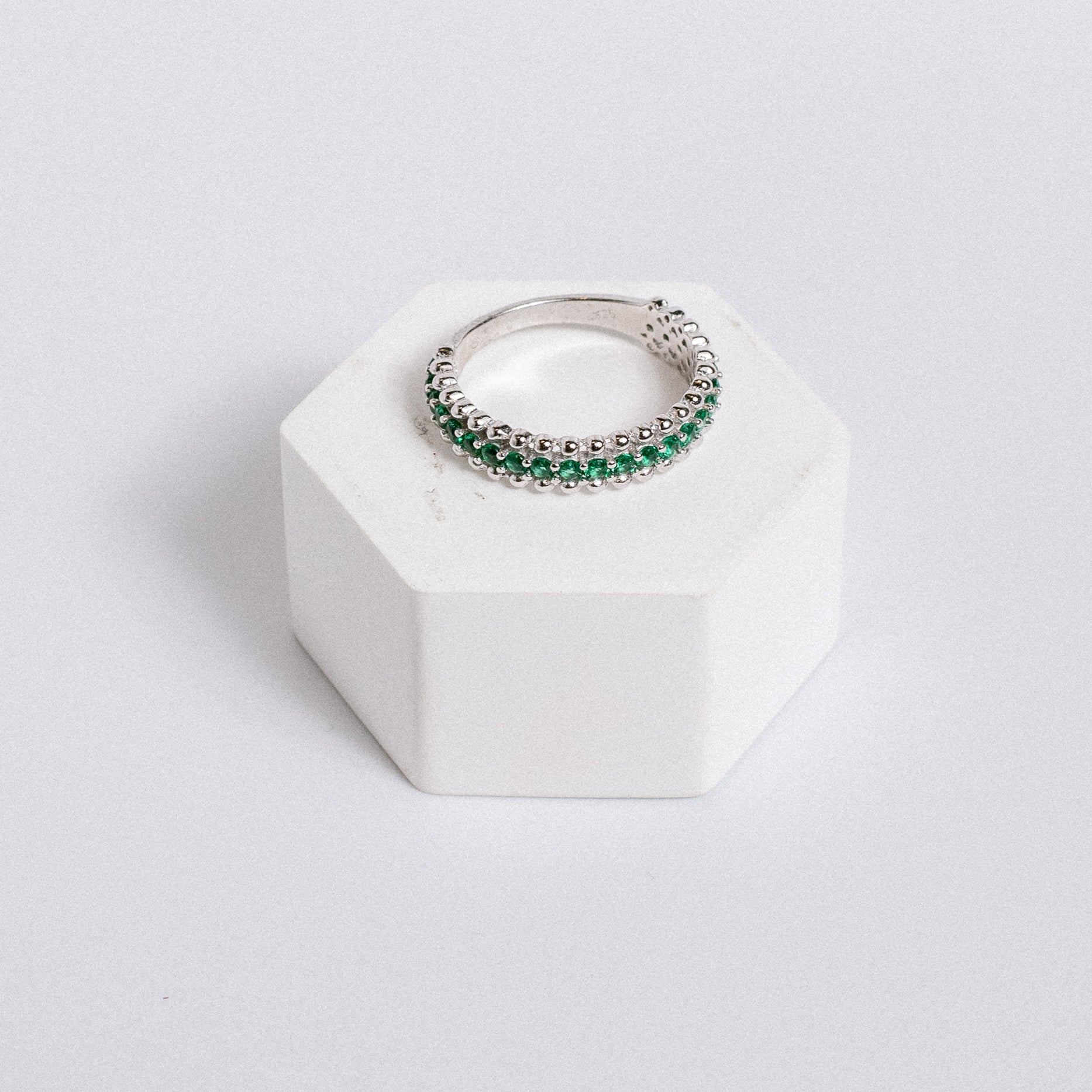 Sherwood Bridge Diamonds Granny Smith Ring