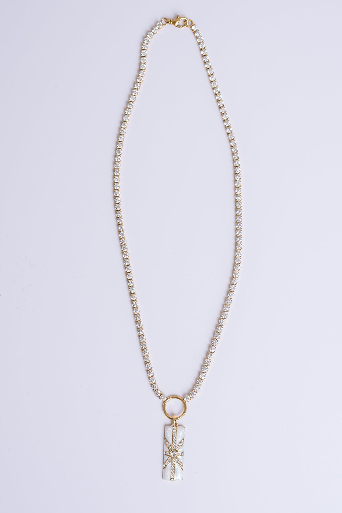 Starbusrt Pendant Rhinestone Necklace