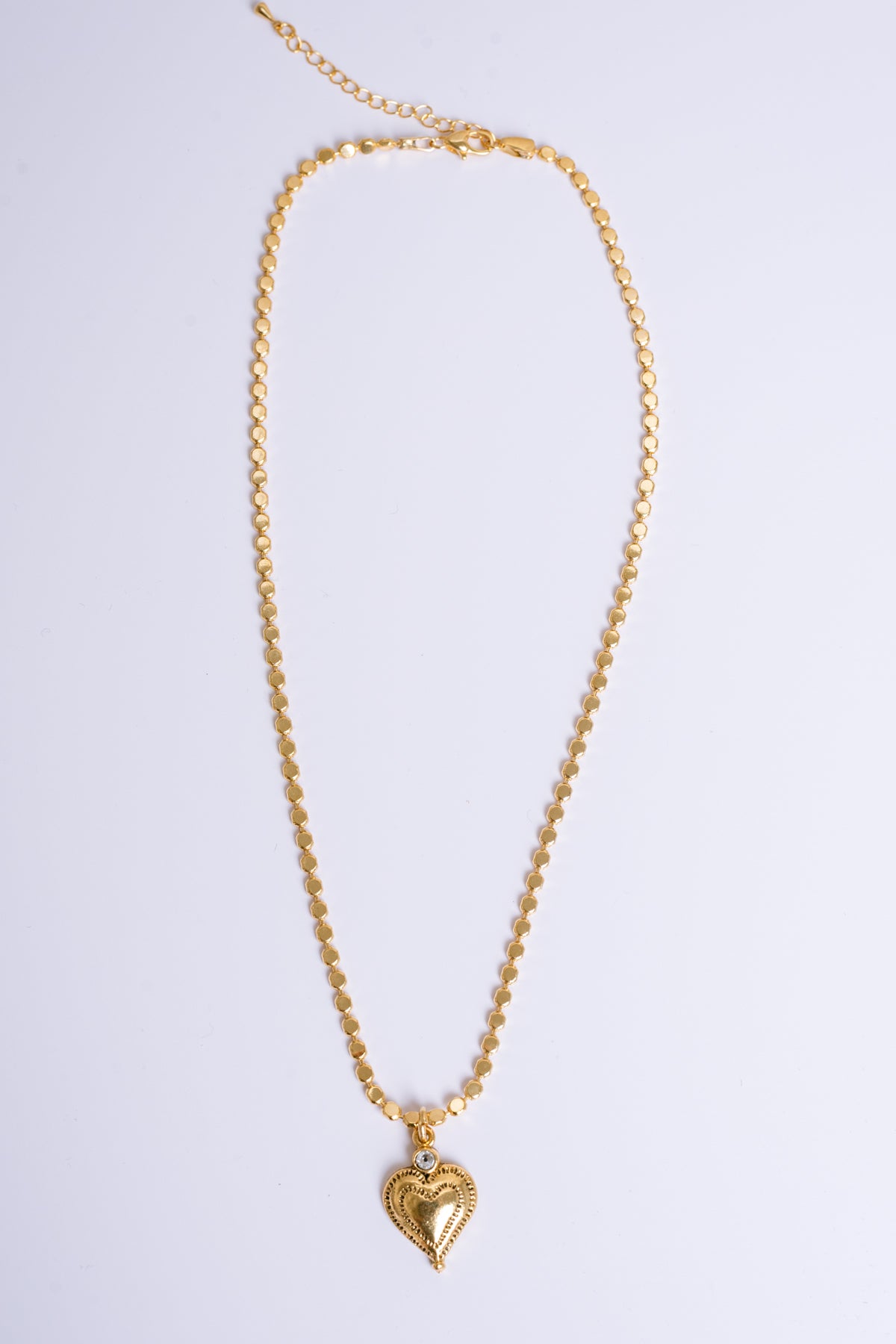 Heart & Crystal Necklace