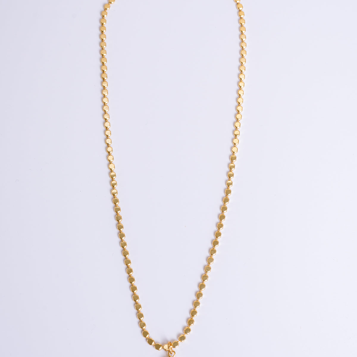 Turquoise Beaded Chain Necklace