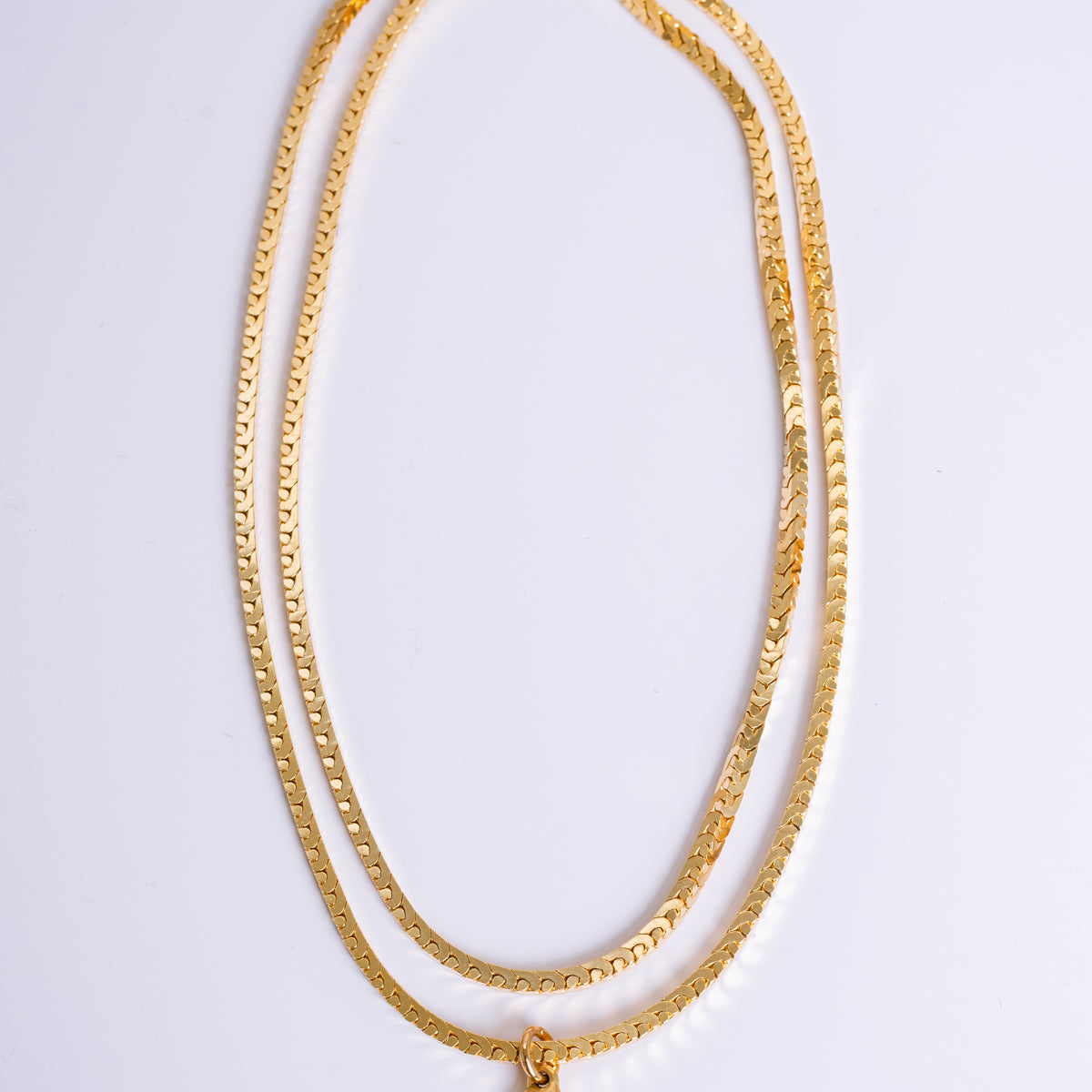 Double Layer Moonstone Necklace