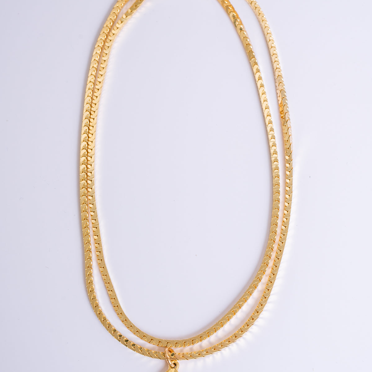 Double Layer Crystal Necklace