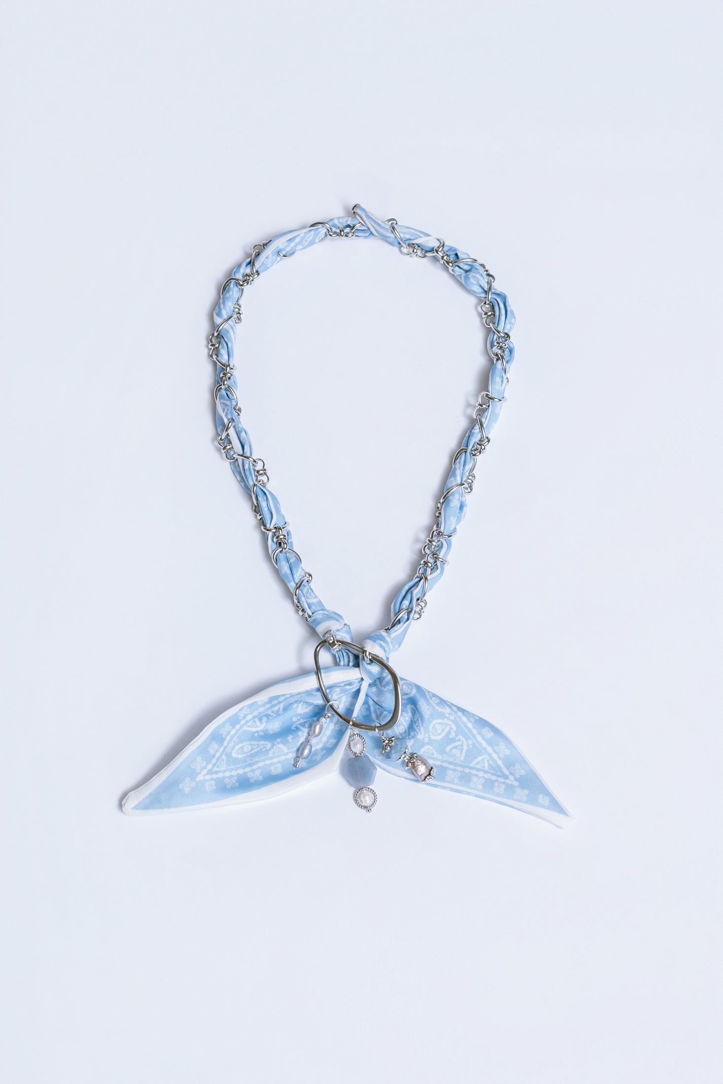 Sherwood Bridge Diamonds Scarf Chain Toggle Necklace