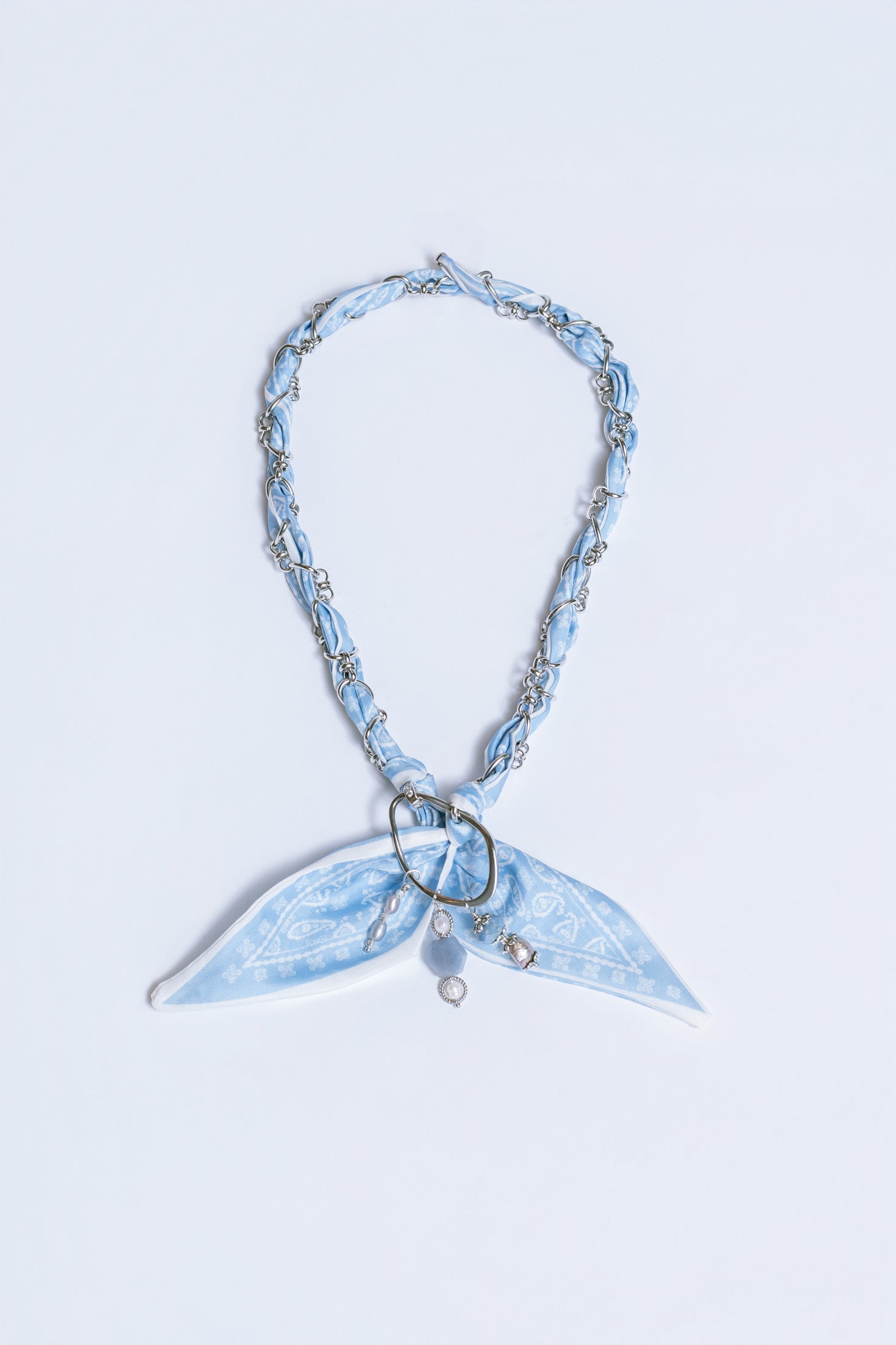 Sherwood Bridge Diamonds Scarf Chain Toggle Necklace