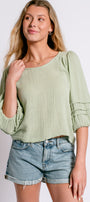 Michael Stars Pruitt Gauze Top
