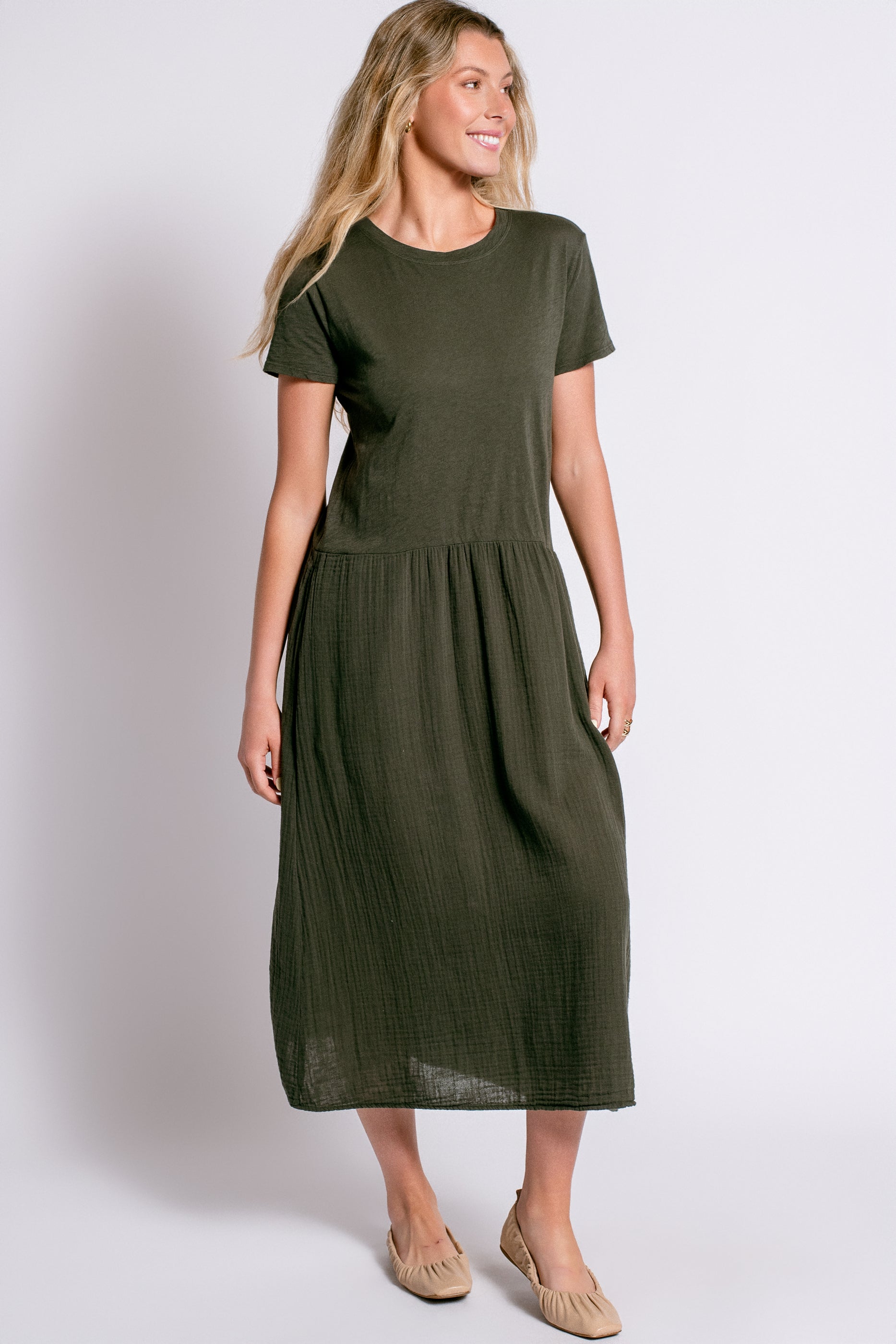 Velvet Itza Drop Waist Dress
