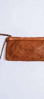 Milio Milano Intrecciato Shoulder Wristlet Strap Bag
