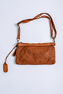 Milio Milano Intrecciato Shoulder Wristlet Strap Bag