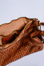 Milio Milano Intrecciato Shoulder Wristlet Strap Bag