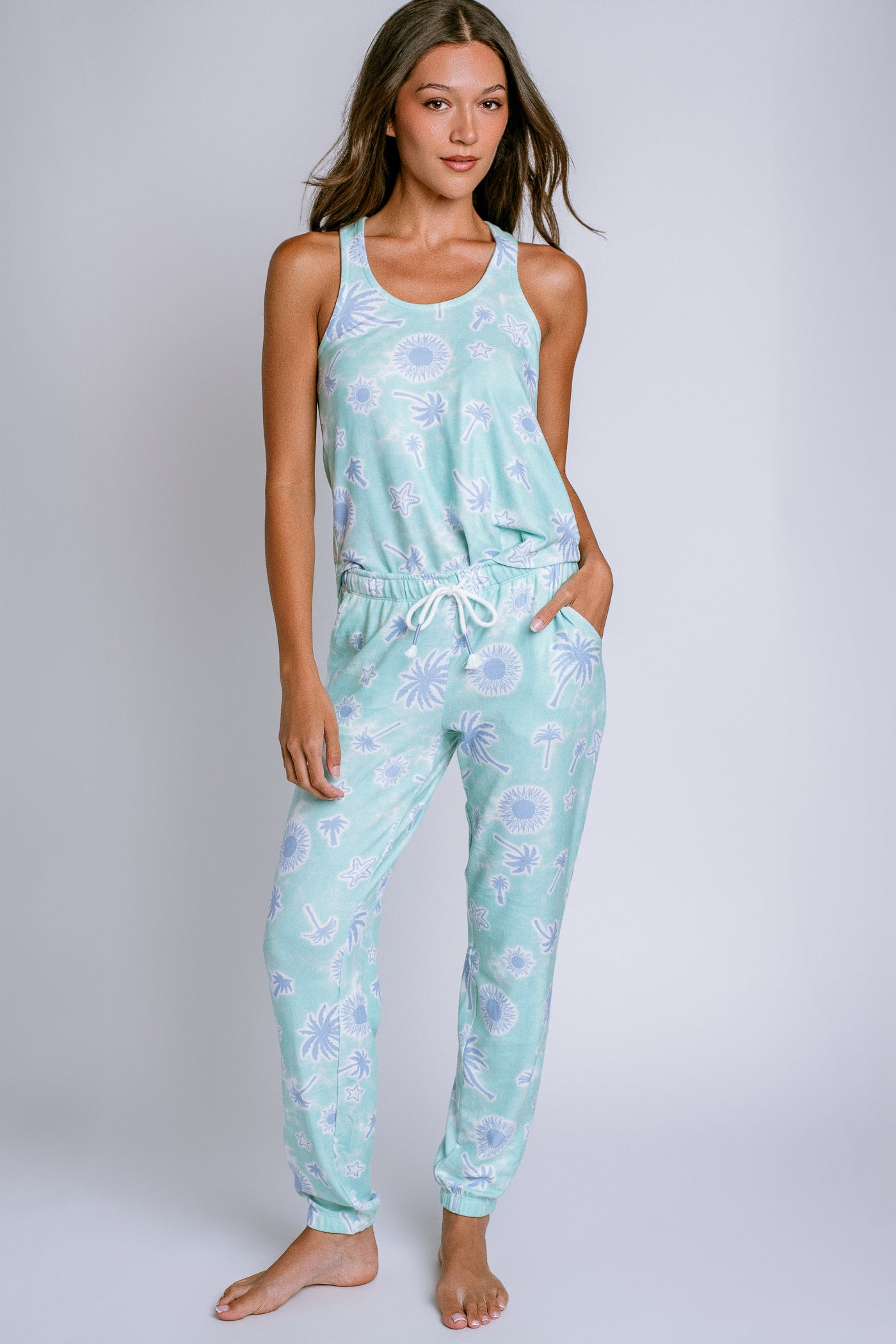 PJ Salvage Vacay Vibes Banded Pant