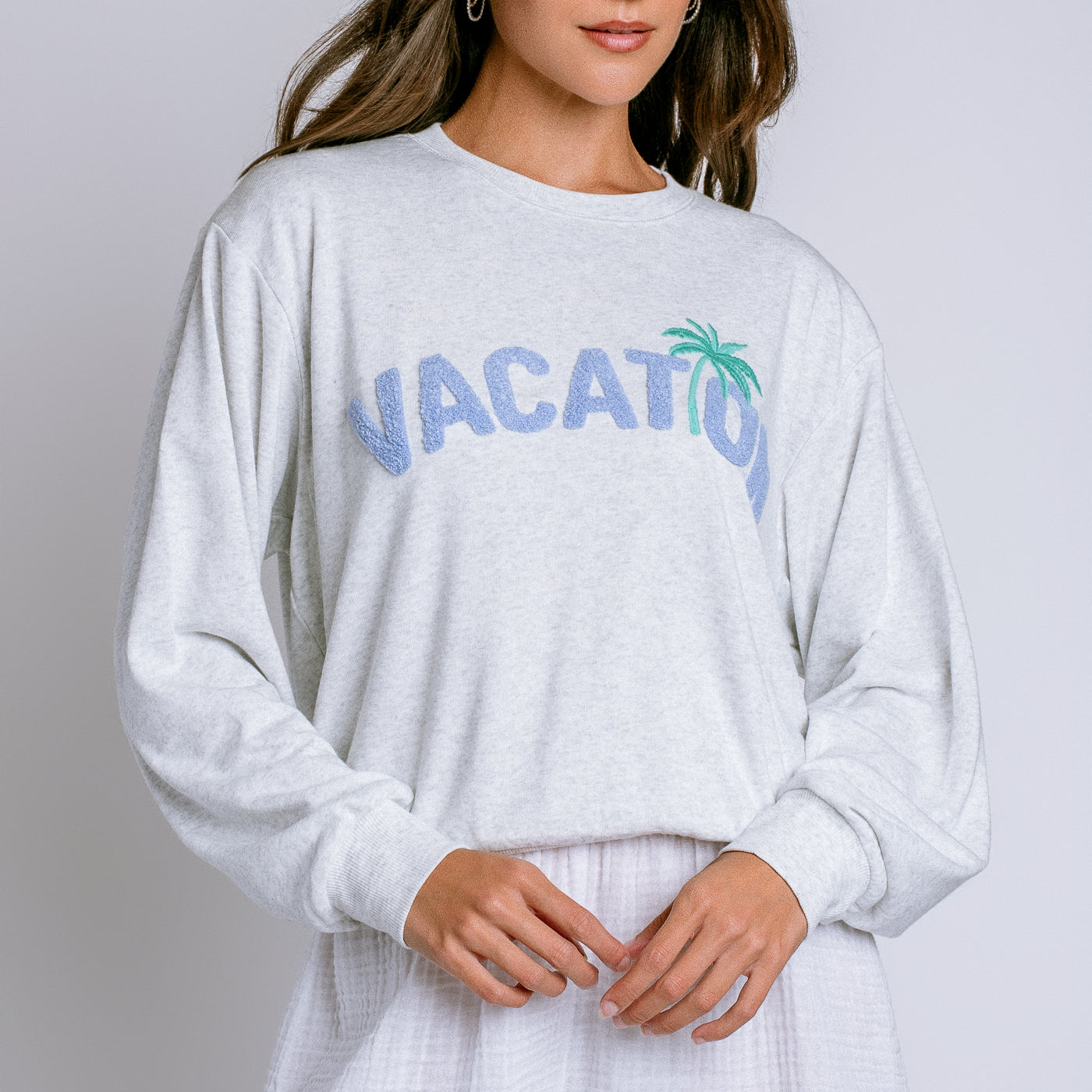 PJ Salvage Vacay Vibes Long Sleeve Top