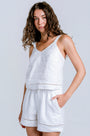 Splendid Stella Linen Trim Tank