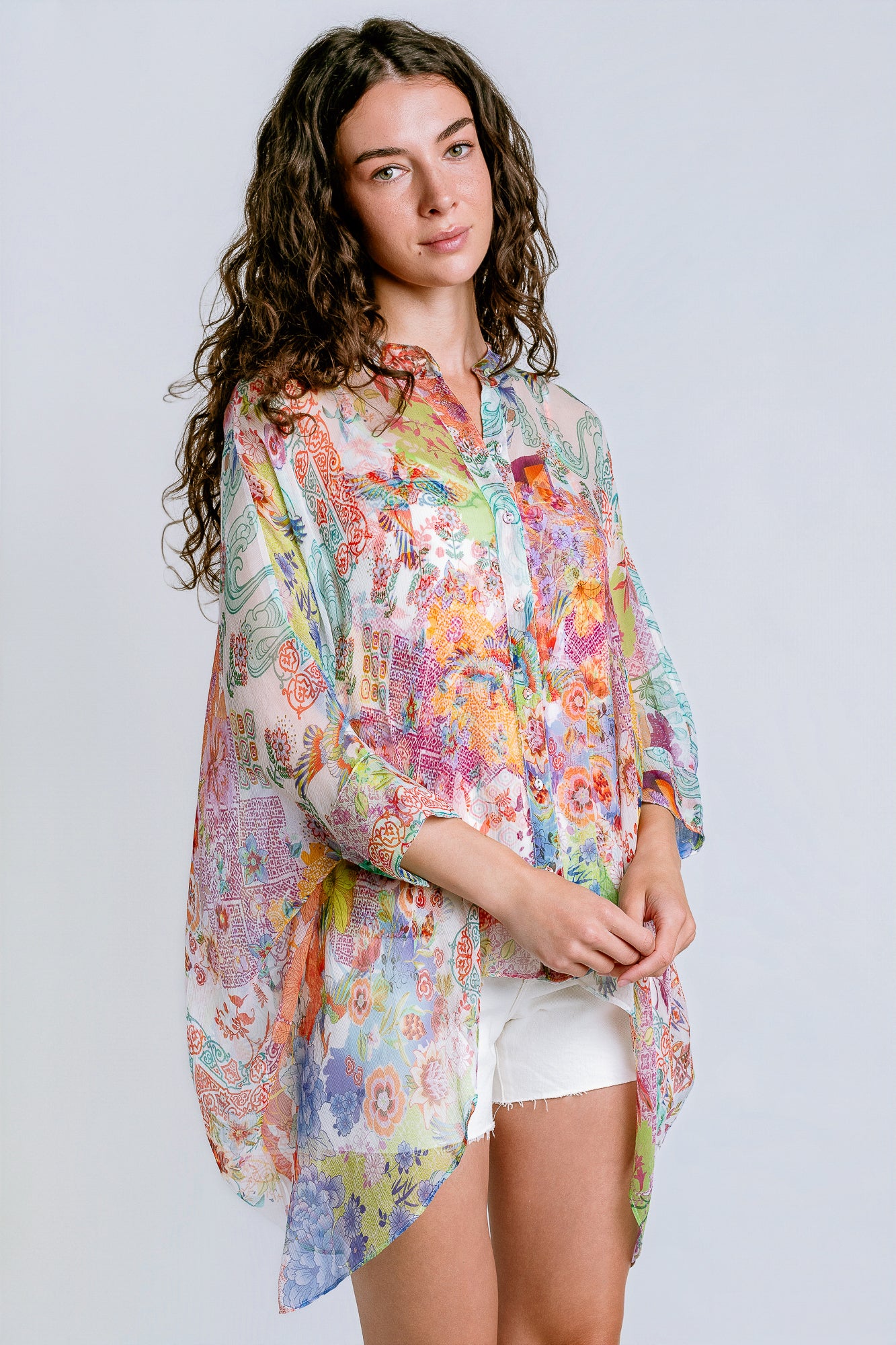 Johnny Was Katia Oversized Blouse