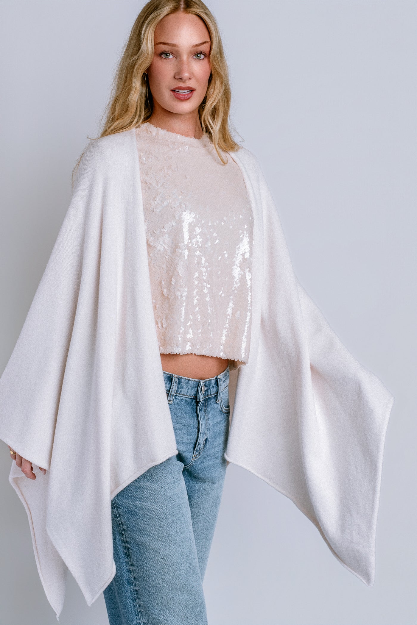 Knit Dolman Open Cardigan