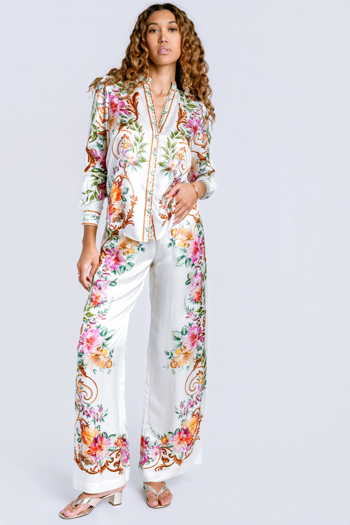 Hale Bob Lyanna Charmeuse Pant