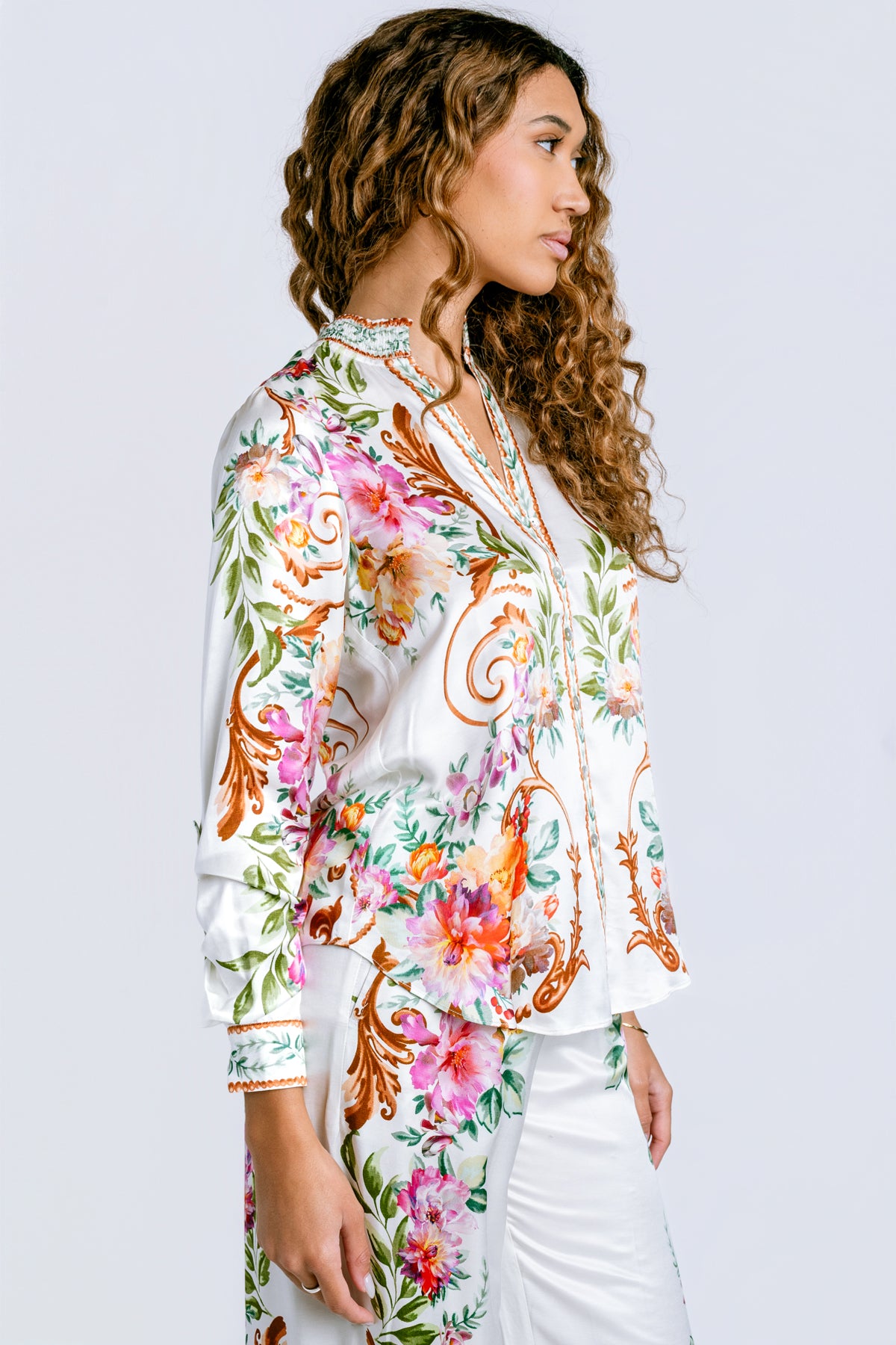 Hale Bob Khalani Charmeuse Top