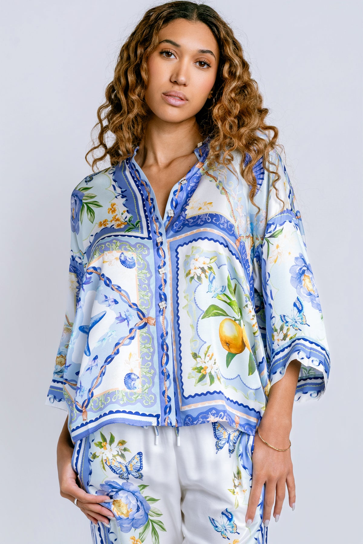 Hale Bob Annabella Charmeuse Top