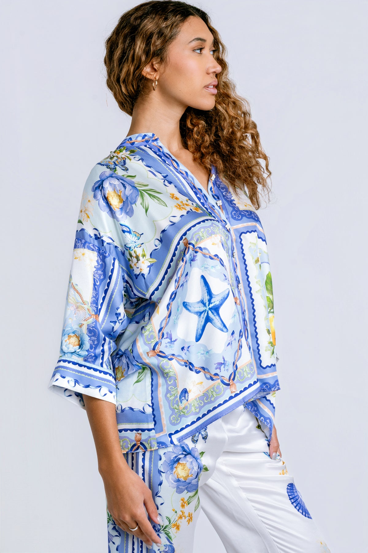 Hale Bob Annabella Charmeuse Top