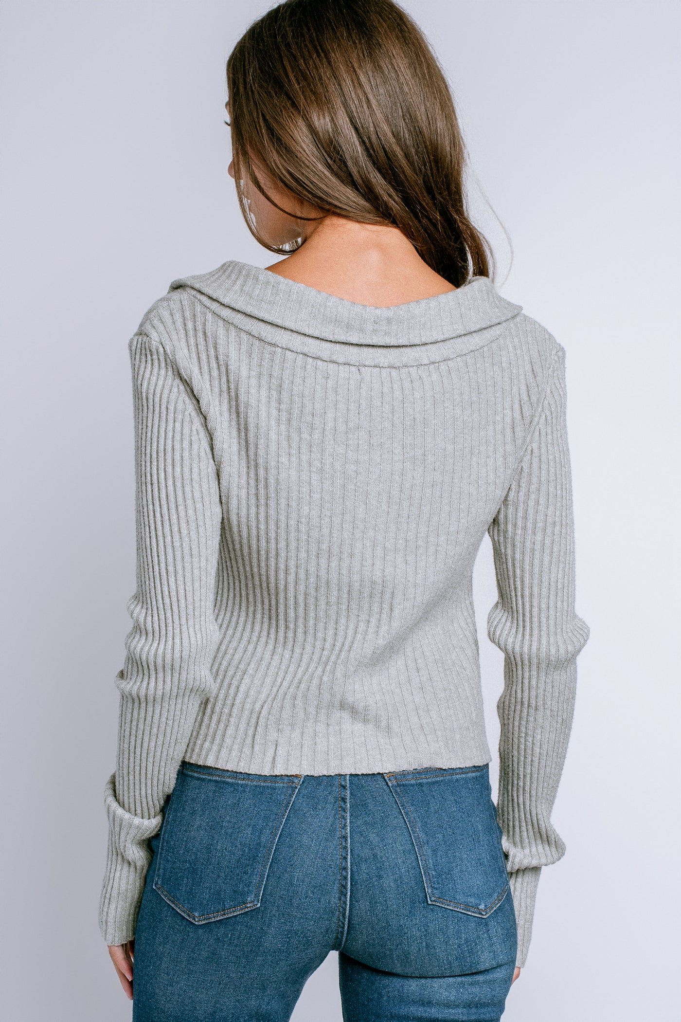 DÈLUC Matt Zip Cardigan