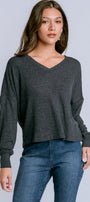 Vic Relaxed V-Neck Pullover