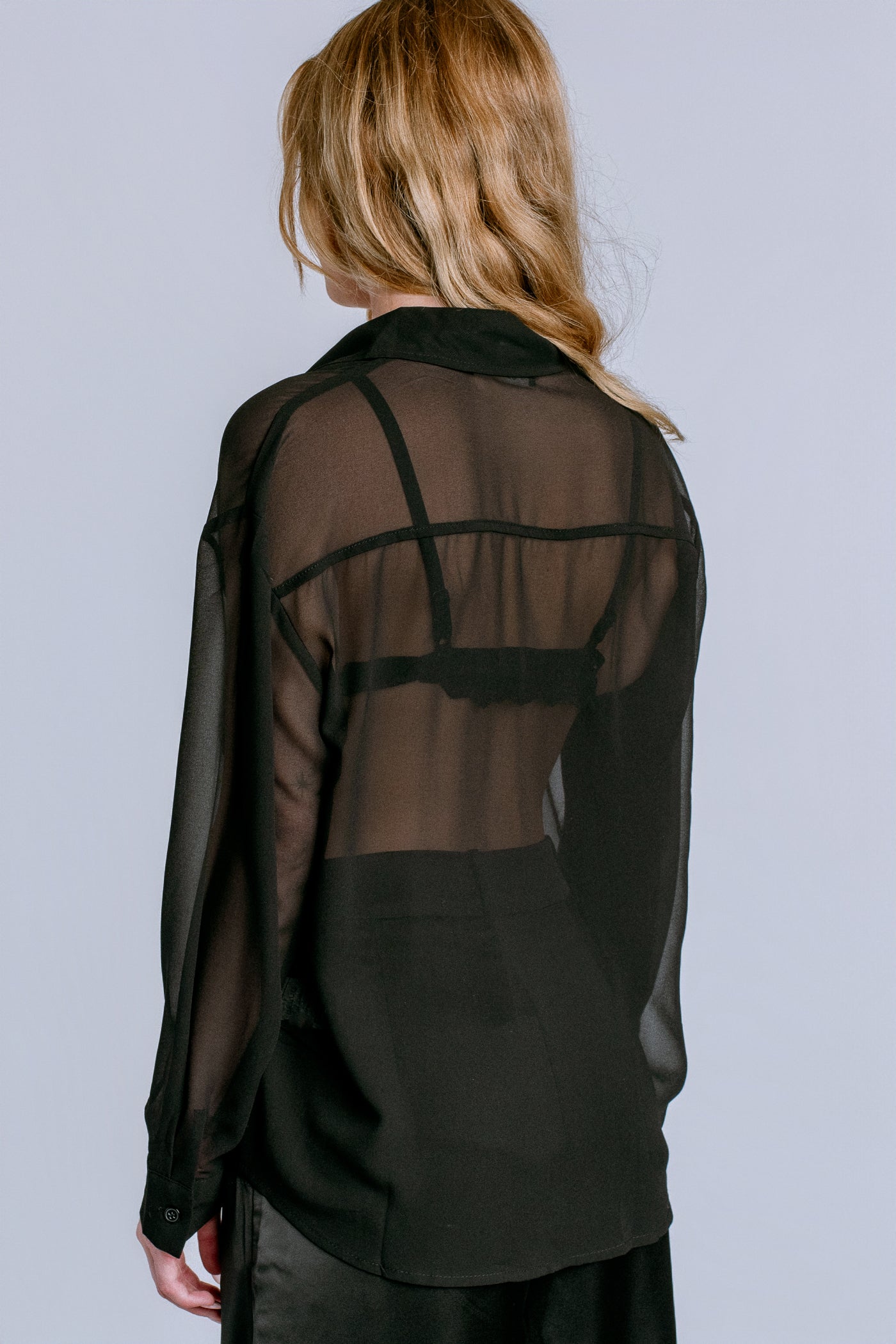 DÈLUC Grayson Sheer Shirt