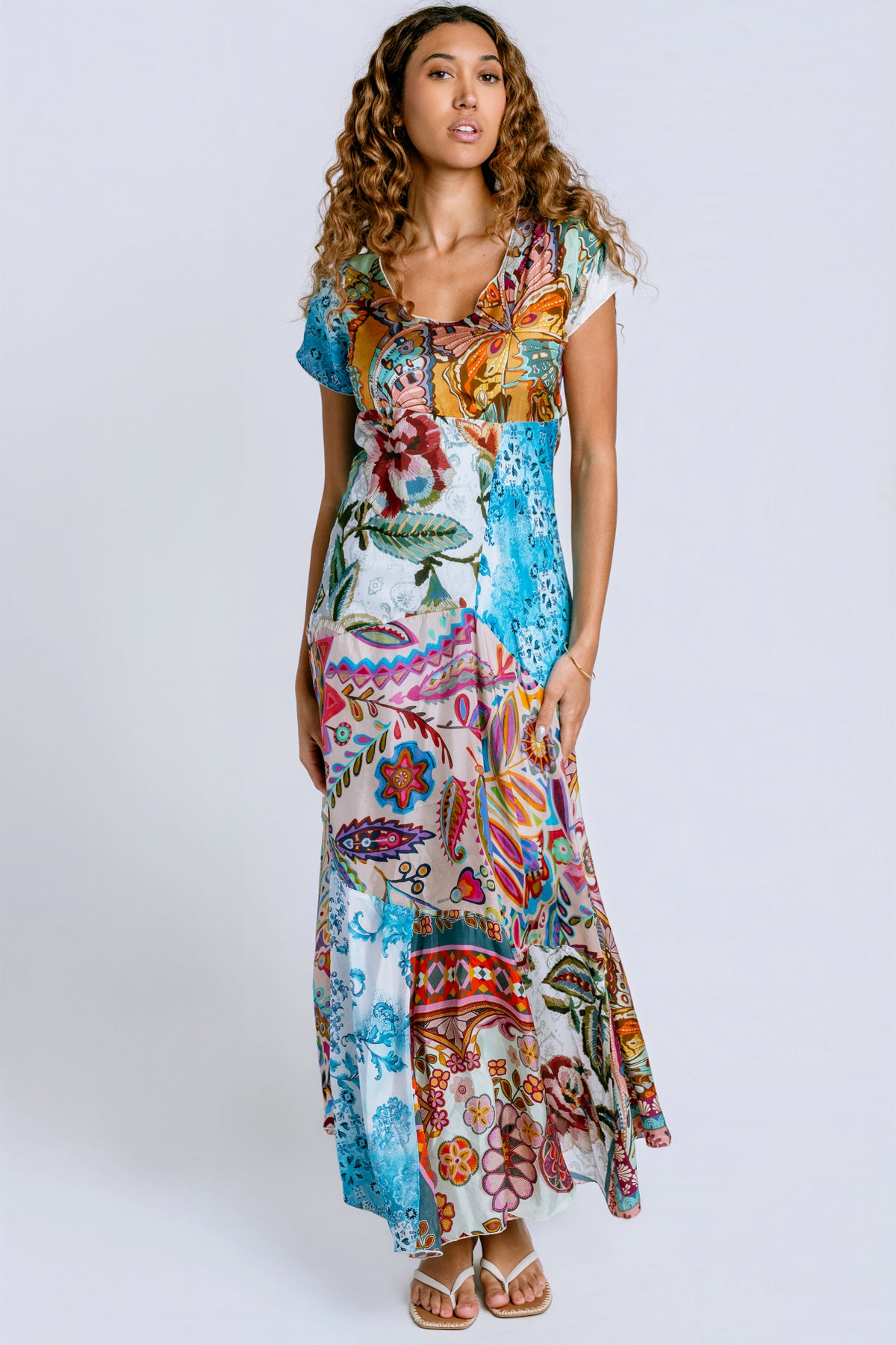 Johnny Was Patchwork Dress