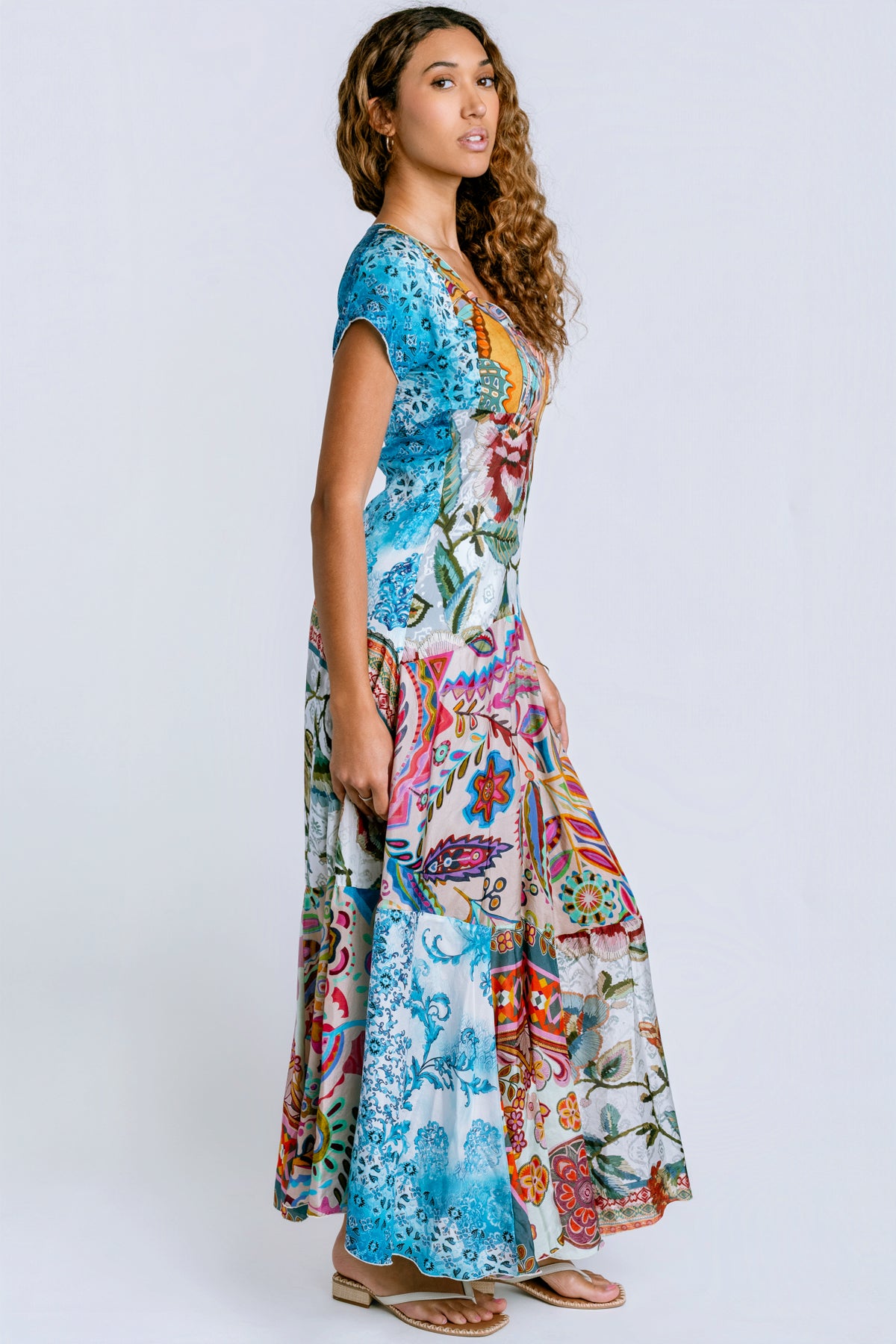 Johnny Was Patchwork Dress