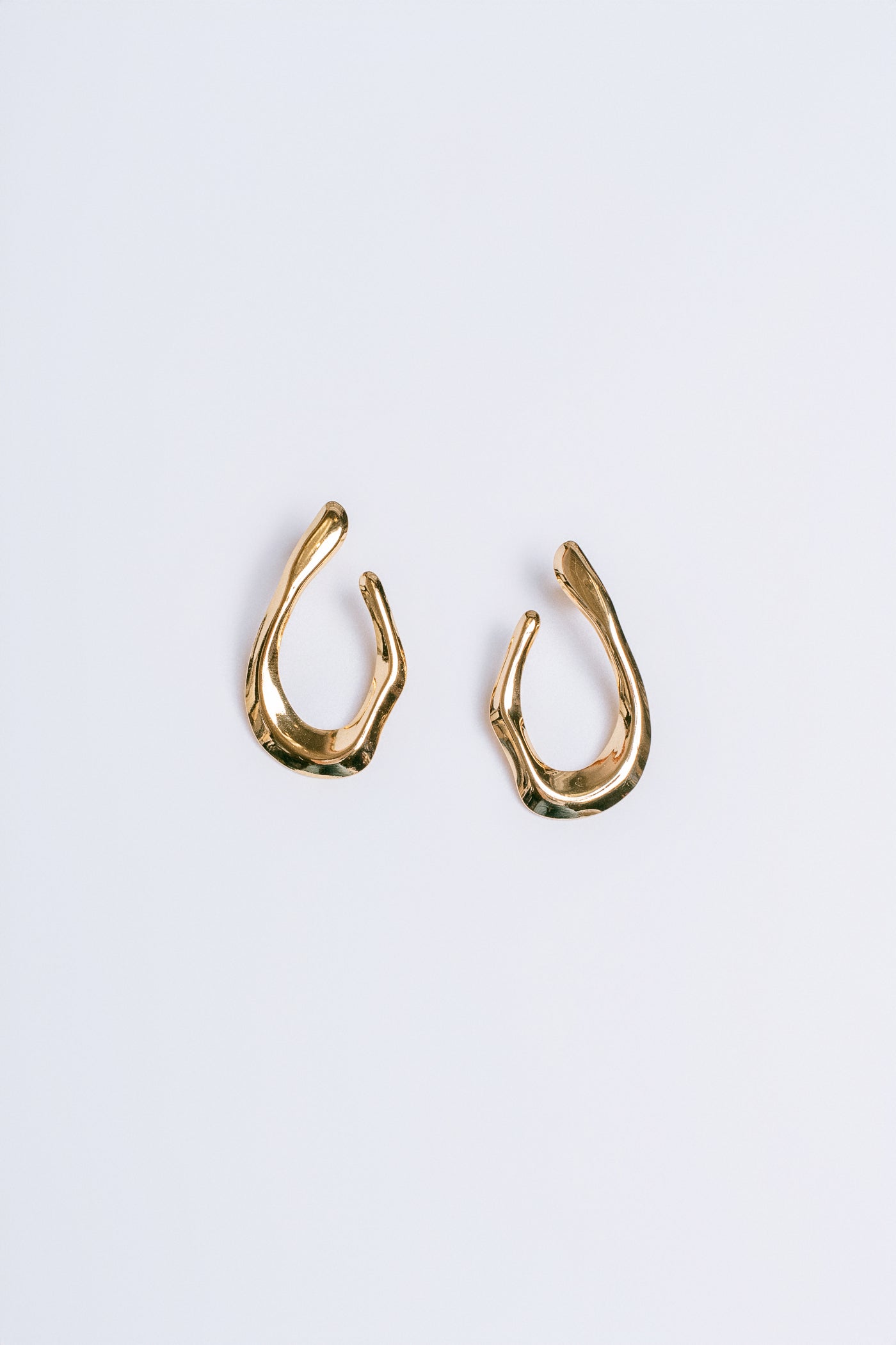 Gold Geo Statement Earrings