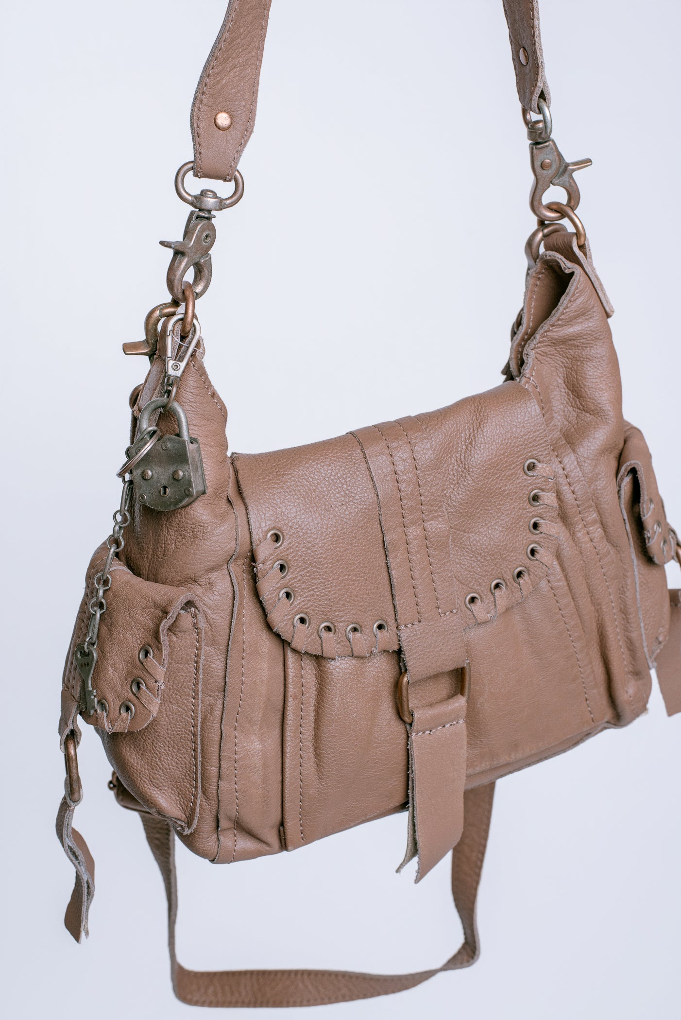 Baby Leigh Distressed Tote Bag