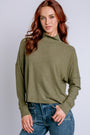 Michael Stars Frida Mock Neck Top