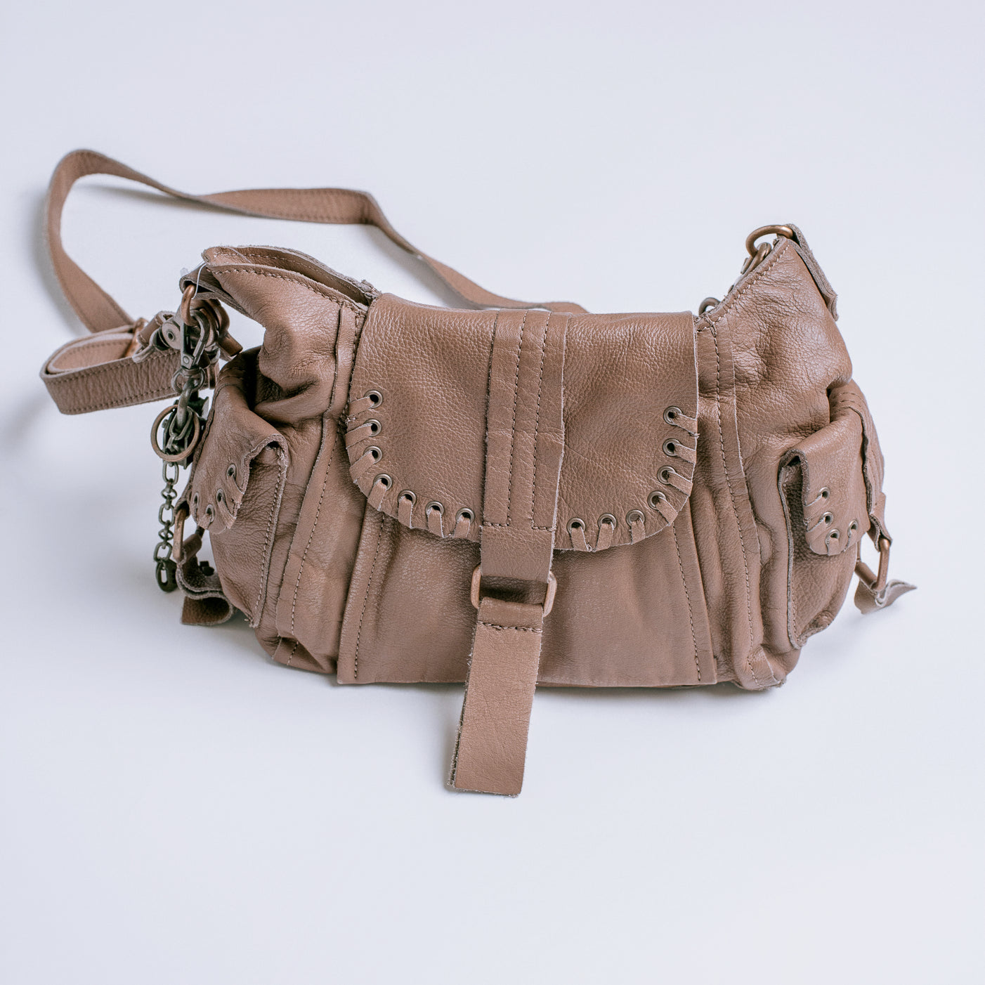 Baby Leigh Distressed Tote Bag