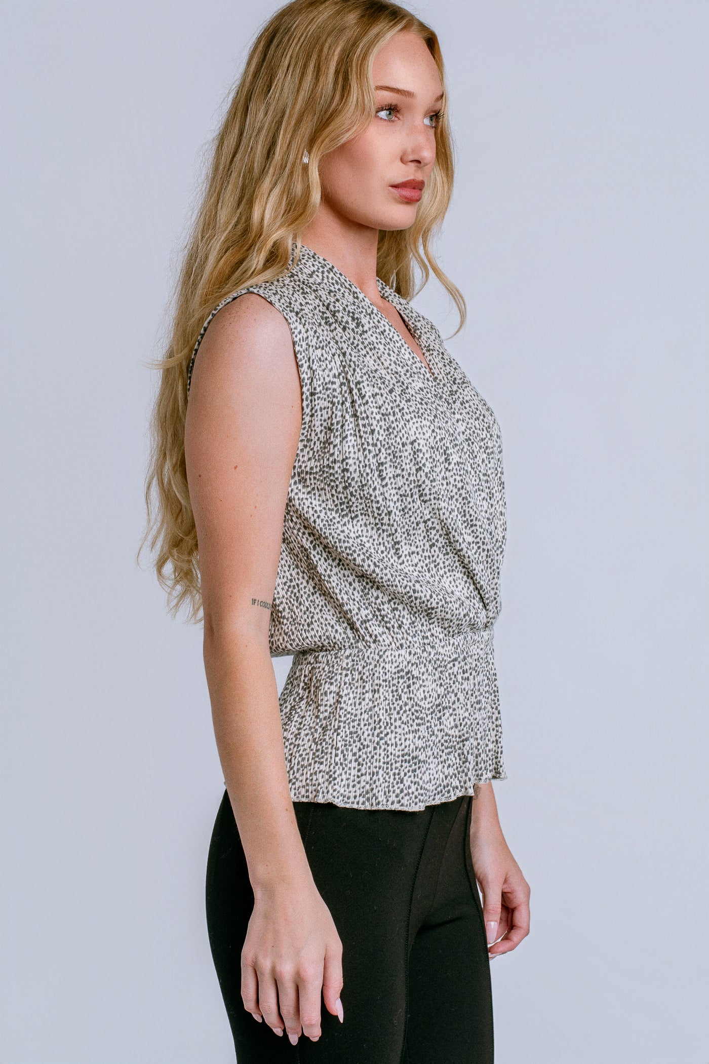 Nation LTD Nina Wrap Front Top